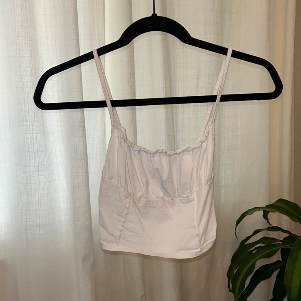 princess polly white crop top